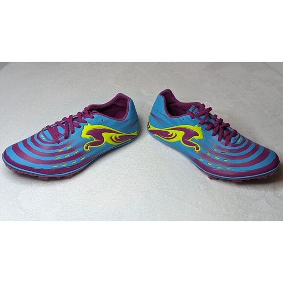 Puma TFX Sprint  v4 Women's Blue Atoll-magenta -fl Yellow Size (7.5) 187031-04 - Picture 4 of 16